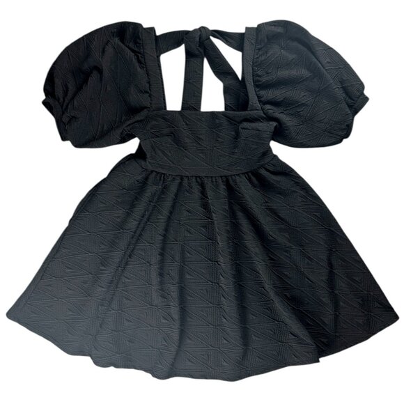 NWT Free People Black Violet Mini Dress Women's Size Small - Picture 6 of 9